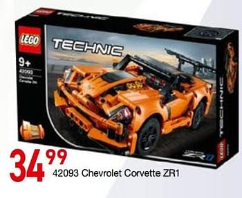 Promoties 42093 chevrolet corvette zr1 - Lego - Geldig van 08/12/2018 tot 31/12/2018 bij Eurosport Belgium