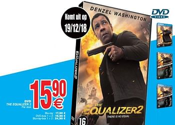 Promotions Dvd the equalizer 2 - Produit maison - Cora - Valide de 18/12/2018 à 31/12/2018 chez Cora
