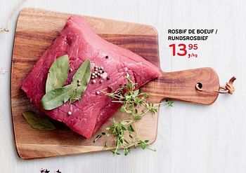 Promotions Rosbif de boeuf - Produit maison - Alvo - Valide de 19/12/2018 à 01/01/2019 chez Alvo