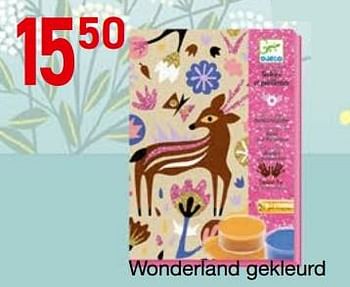 Promoties Wonderland gekleurd - D jeco - Geldig van 14/12/2018 tot 31/12/2018 bij Tuf Tuf