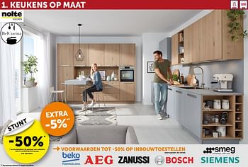 Promoties Keukens op maat -50% - Beko - Geldig van 27/12/2018 tot 28/01/2019 bij Zelfbouwmarkt