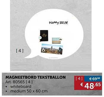 Promotions Magneetbord tekstballon - Produit maison - Zelfbouwmarkt - Valide de 27/12/2018 à 28/01/2019 chez Zelfbouwmarkt