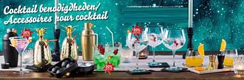 Promoties Cocktailshaker-shaker à cocktail - Huismerk - Blokker - Geldig van 19/12/2018 tot 31/12/2018 bij Blokker