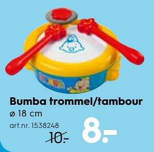 dutje Ciro talent Studio 100 Bumba trommel-tambour - Promotie bij Blokker