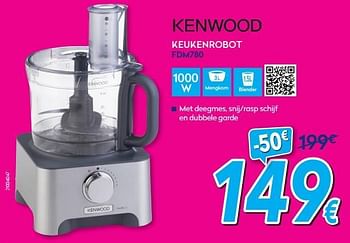 Promotions Kenwood keukenrobot fdm780 - Kenwood - Valide de 02/01/2019 à 31/01/2019 chez Krefel