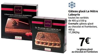 Labeyrie Gateau Glace Le Notre Labeyrie En Promotion Chez Carrefour