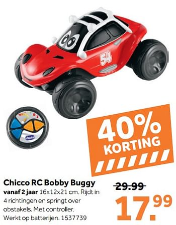 Promoties Chicco rc bobby buggy - Chicco - Geldig van 27/12/2018 tot 20/01/2019 bij Intertoys