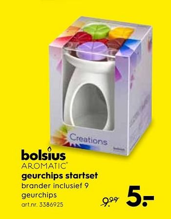 Promoties Geurchips startset - Bolsius - Geldig van 03/01/2019 tot 31/01/2019 bij Blokker