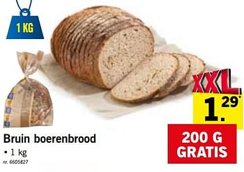Promoties Bruin boerenbrood - Huismerk - Lidl - Geldig van 07/01/2019 tot 12/01/2019 bij Lidl