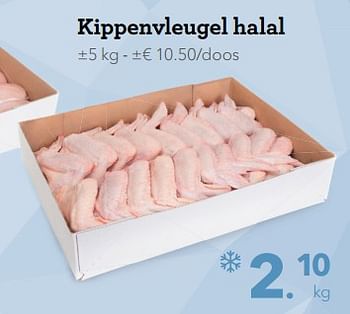 Promotions Kippenvleugel halal - Huismerk - Buurtslagers - Valide de 11/01/2019 à 17/01/2019 chez Buurtslagers