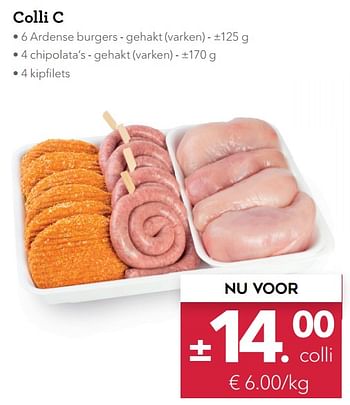 Promoties Colli c - Huismerk - Buurtslagers - Geldig van 11/01/2019 tot 17/01/2019 bij Buurtslagers