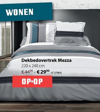 Promoties Dekbedovertrek mezza - Huismerk - Unikamp - Geldig van 31/12/2018 tot 27/01/2019 bij Unikamp