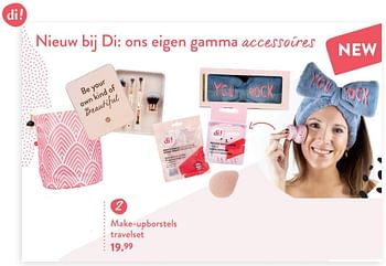 Promoties Make-upborstels travelset - Huismerk - DI - Geldig van 02/01/2019 tot 29/01/2019 bij DI