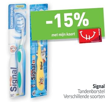 Promoties Tandenborstel - Signal - Geldig van 02/01/2019 tot 31/01/2019 bij Intermarche
