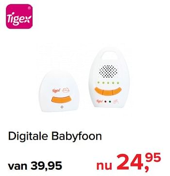Promotions Digitale babyfoon - Tigex - Valide de 03/01/2019 à 26/01/2019 chez Baby-Dump