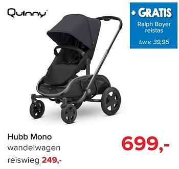 Promoties Hubb mono wandelwagen - Quinny - Geldig van 03/01/2019 tot 26/01/2019 bij Baby-Dump