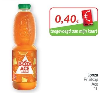 Promoties Looza fruitsap ace - Looza - Geldig van 02/01/2019 tot 31/01/2019 bij Intermarche