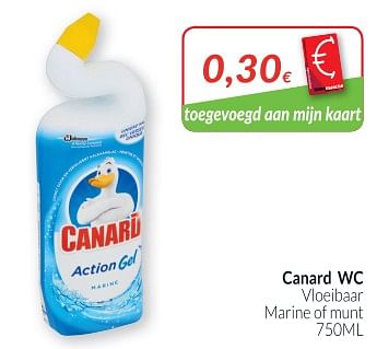 Promoties Canard wc vloeibaar marine of munt - Canard WC - Geldig van 02/01/2019 tot 31/01/2019 bij Intermarche
