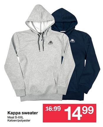 Verpersoonlijking Werkloos kristal Kappa Kappa sweater - Promotie bij Zeeman