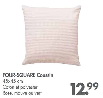 Promotions Four-square coussin - Produit maison - Casa - Valide de 02/01/2019 à 27/01/2019 chez Casa