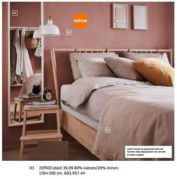 Promotions Jofrid plaid - Produit maison - Ikea - Valide de 23/11/2018 à 31/07/2019 chez Ikea