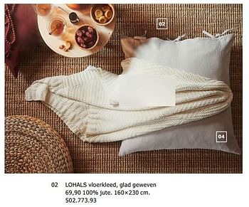 Promotions Lohals vloerkleed, glad geweven - Produit maison - Ikea - Valide de 23/11/2018 à 31/07/2019 chez Ikea