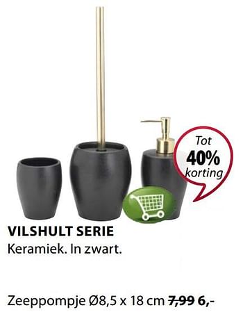 Promoties Vilshult serie zeeppompje - Huismerk - Jysk - Geldig van 07/01/2019 tot 20/01/2019 bij Jysk