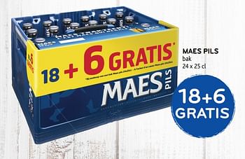 Promoties 18+6 gratis maes pils - Maes - Geldig van 16/01/2019 tot 29/01/2019 bij Alvo