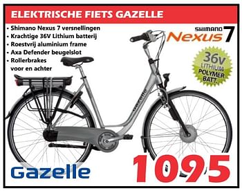 Tegen de wil essence taart Gazelle Elektrische fiets gazelle - Promotie bij Itek