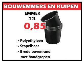Promoties Emmer - Huismerk - Itek - Geldig van 01/01/2019 tot 21/01/2019 bij Itek