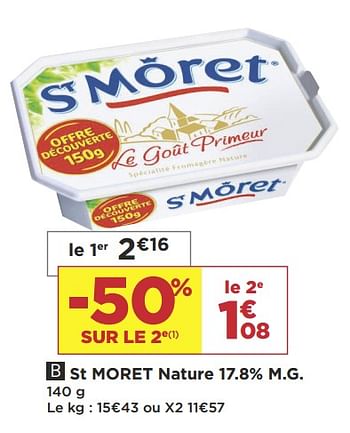 Promoties St moret nature - St Môret  - Geldig van 08/01/2019 tot 20/01/2019 bij Super Casino