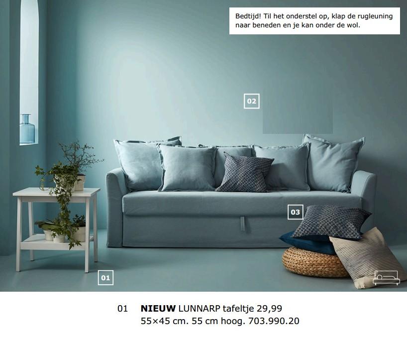 Promoties Lunnarp tafeltje - Huismerk - Ikea - Geldig van 23/11/2018 tot 31/07/2019 bij Ikea