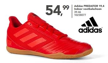 Promoties Adidas predator 19.4 indoor voetbalschoen - Adidas - Geldig van 11/01/2019 tot 27/01/2019 bij Bristol