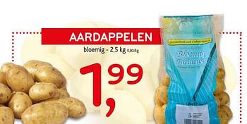 Promoties Aardappelen bloemig - Huismerk - C&B - Geldig van 09/01/2019 tot 22/01/2019 bij C&B