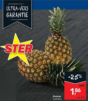 Promoties Ananas - Huismerk - Makro - Geldig van 16/01/2019 tot 29/01/2019 bij Makro