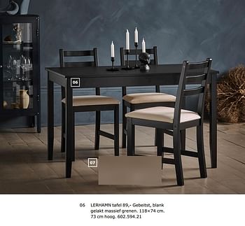 Promoties Lerhamn tafel - Huismerk - Ikea - Geldig van 23/11/2018 tot 31/07/2019 bij Ikea