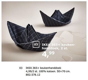 Promoties Ikea 365+ keukenhanddoek - Huismerk - Ikea - Geldig van 23/11/2018 tot 31/07/2019 bij Ikea