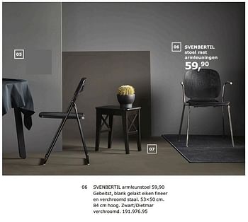 Promoties Svenbertil armleunstoel - Huismerk - Ikea - Geldig van 23/11/2018 tot 31/07/2019 bij Ikea