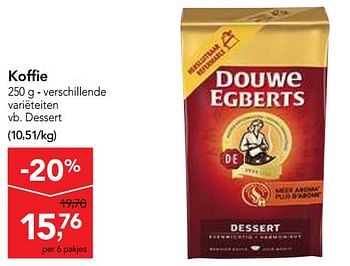 Promoties Koffie - Douwe Egberts - Geldig van 16/01/2019 tot 29/01/2019 bij Makro