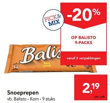 Promoties Snoeprepen - Balisto - Geldig van 16/01/2019 tot 29/01/2019 bij Makro