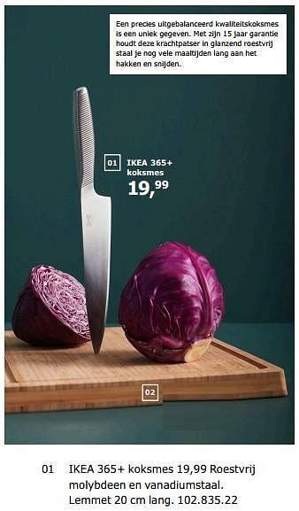 Promoties Ikea 365+ koksmes - Huismerk - Ikea - Geldig van 23/11/2018 tot 31/07/2019 bij Ikea