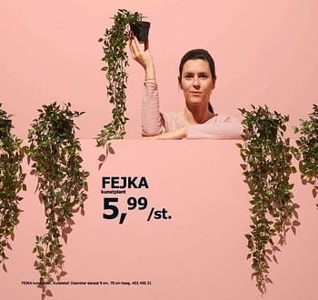 Promoties Fejka kunstplant - Huismerk - Ikea - Geldig van 23/11/2018 tot 31/07/2019 bij Ikea