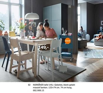 Promoties Norråker tafel - Huismerk - Ikea - Geldig van 23/11/2018 tot 31/07/2019 bij Ikea
