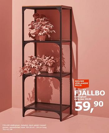 Promotions Fjällbo stellingkast - Produit maison - Ikea - Valide de 23/11/2018 à 31/07/2019 chez Ikea