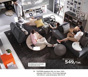 Luxe Amfibisch is genoeg Huismerk - Ikea Flottebo slaapbank - Promotie bij Ikea