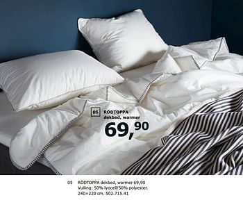 Huismerk - Ikea Rödtoppa dekbed, - Promotie