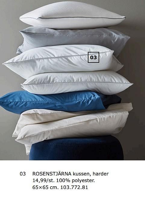 Rosenstjärna pillow sales