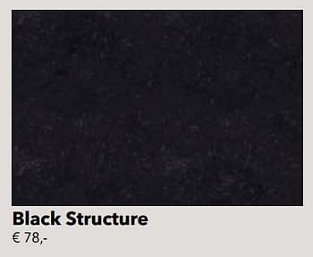Promotions Laminaat black structure - Huismerk - Kvik - Valide de 01/01/2019 à 31/12/2019 chez Kvik Keukens