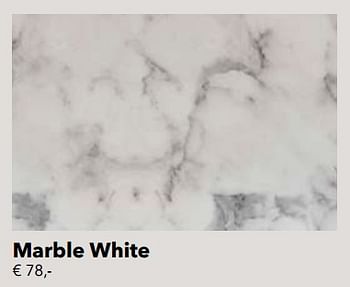 Promoties Laminaat marble white - Huismerk - Kvik - Geldig van 01/01/2019 tot 31/12/2019 bij Kvik Keukens