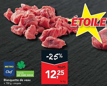 Promotions Blanquette de veau - Produit maison - Makro - Valide de 16/01/2019 à 29/01/2019 chez Makro